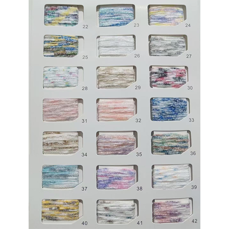 Yarı parlak polyester şönil ipliği Yarı parlak polyester şönil ipliği